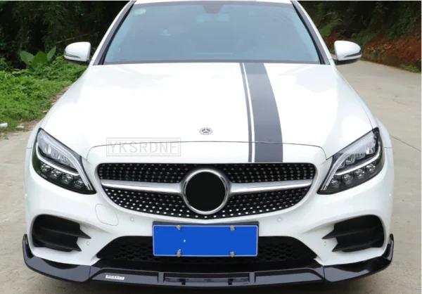 For Mercedes-Benz W177 Body kit spoiler 2019-2020 W177 A200 A180 A250 ABS Rear lip rear spoiler front Bumper Diffuser Protector - Image 11