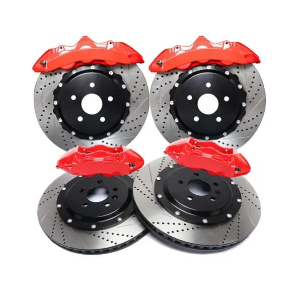 GT4 GT6 Brake Caliper Kits with front 405*34 and rear 380*28 drilled and slotted pattern Disc Rotor for TOYOTA SEQUOYA