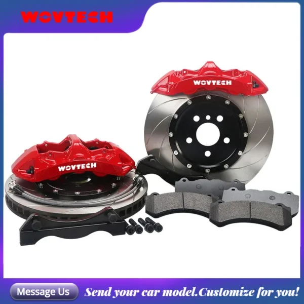 GT4 GT6 Brake Caliper Kits with front 405*34 and rear 380*28 drilled and slotted pattern Disc Rotor for TOYOTA SEQUOYA - Image 2