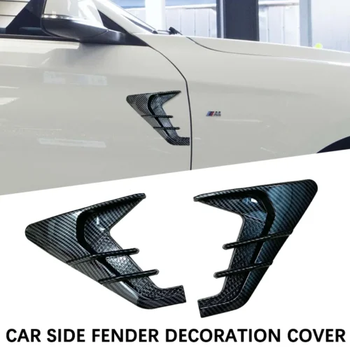 Car Tuning Side Fender Air Vent Decoration Cover For BMW E60 F10 F20 F30 Passat B8 Audi A3 8V Clio 4 Golf 5 6 7 8 MK6 MK 7 GTI