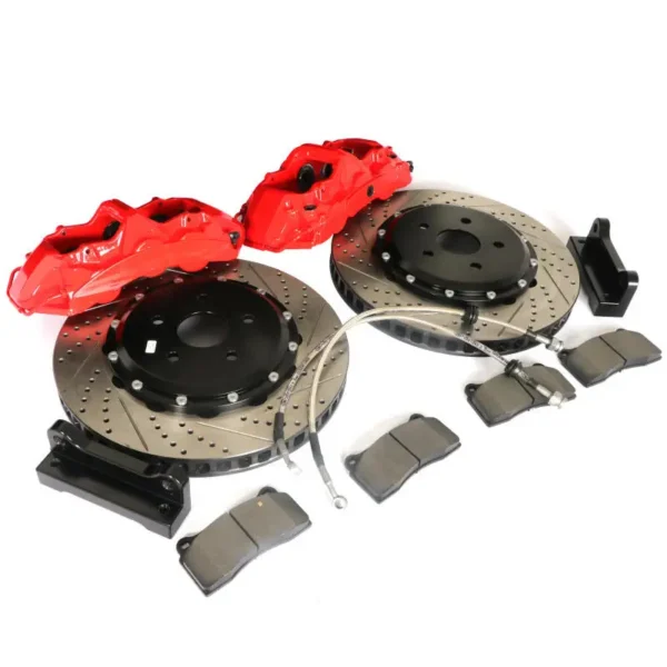 GT4 GT6 Brake Caliper Kits with front 405*34 and rear 380*28 drilled and slotted pattern Disc Rotor for TOYOTA SEQUOYA - Image 6